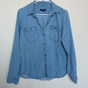 Chaps Chambray Button Down